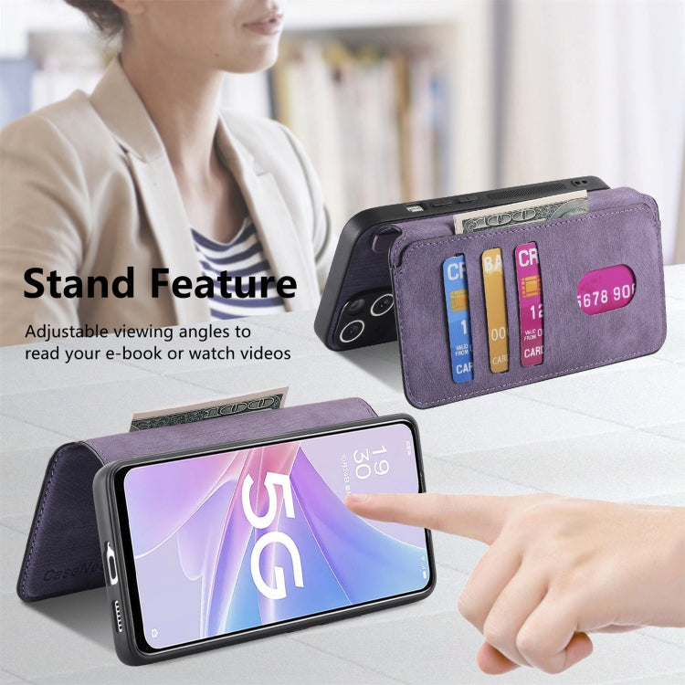 For OPPO A78 5G CaseNeo MagSafe RFID Anti-theft Retro Leather Phone Case