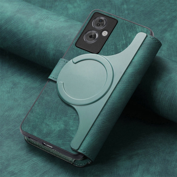 For OPPO A79 5G / A2 5G CaseNeo MagSafe RFID Anti-theft Retro Leather Phone Case