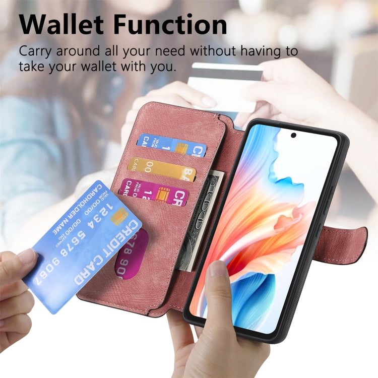 For OPPO A79 5G / A2 5G CaseNeo MagSafe RFID Anti-theft Retro Leather Phone Case