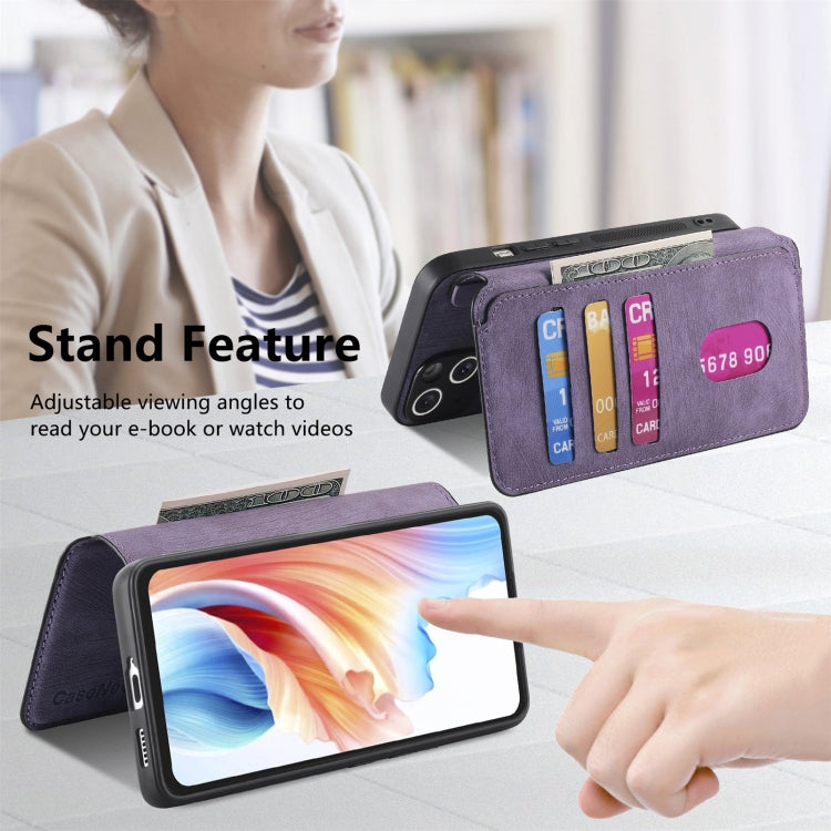 For OPPO A79 5G / A2 5G CaseNeo MagSafe RFID Anti-theft Retro Leather Phone Case