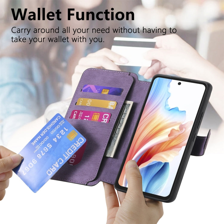 For OPPO A79 5G / A2 5G CaseNeo MagSafe RFID Anti-theft Retro Leather Phone Case
