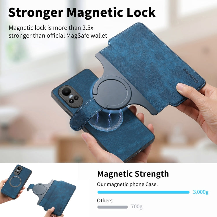 For OPPO Reno10 5G Global CaseNeo MagSafe RFID Anti-theft Retro Leather Phone Case