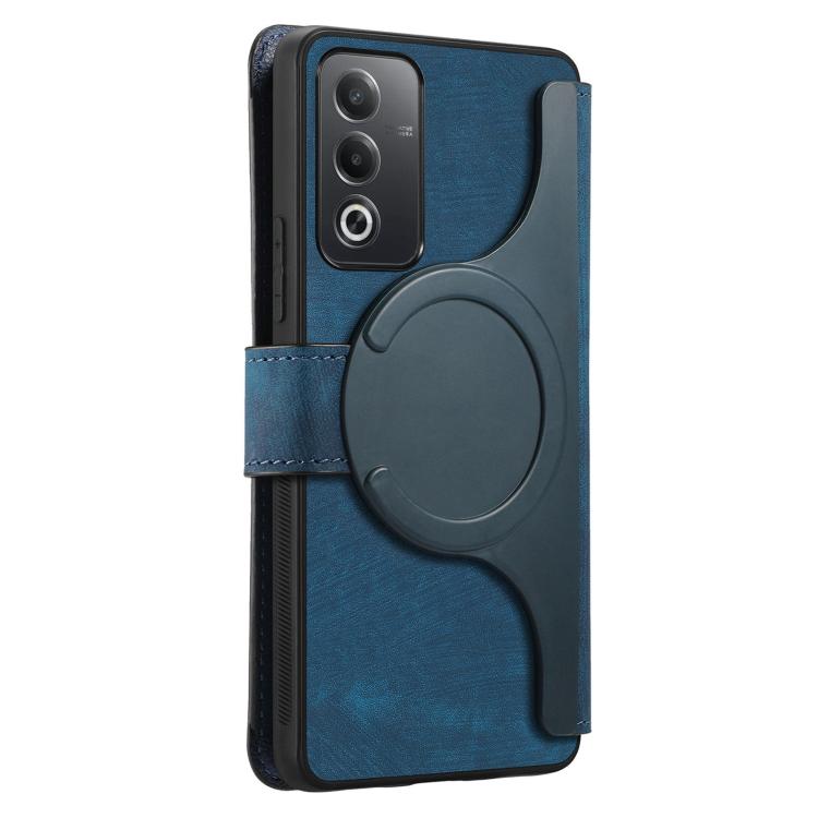 For OPPO A3 Pro Global CaseNeo MagSafe RFID Anti-theft Retro Leather Phone Case
