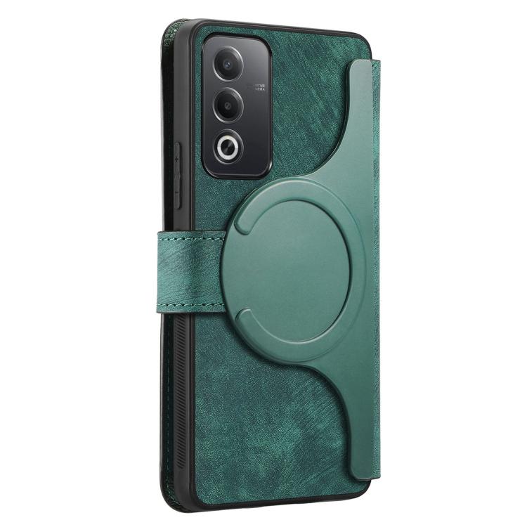 For OPPO A3 Pro Global CaseNeo MagSafe RFID Anti-theft Retro Leather Phone Case