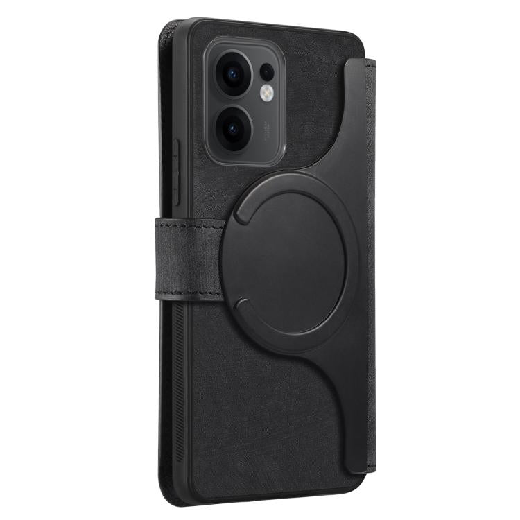 For OPPO Reno13 F 4G / 5G CaseNeo MagSafe RFID Anti-theft Retro Leather Phone Case