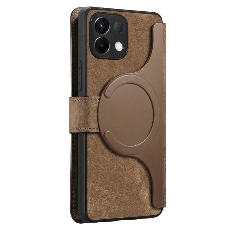 For OPPO K12s / K13x / K13 CaseNeo MagSafe RFID Anti-theft Retro Leather Phone Case