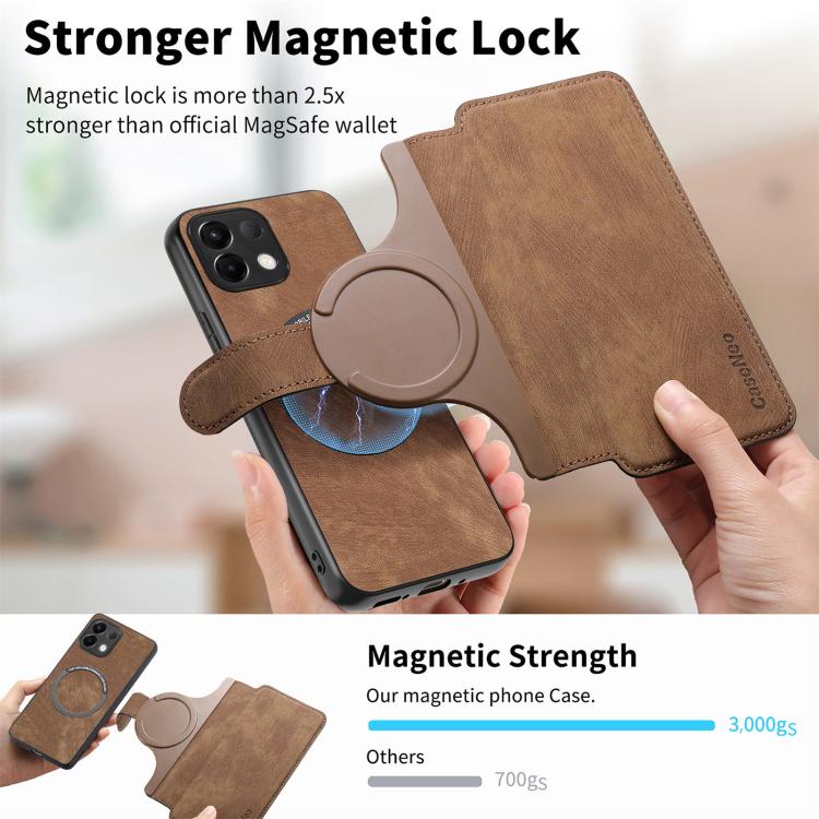 For OPPO K12s / K13x / K13 CaseNeo MagSafe RFID Anti-theft Retro Leather Phone Case
