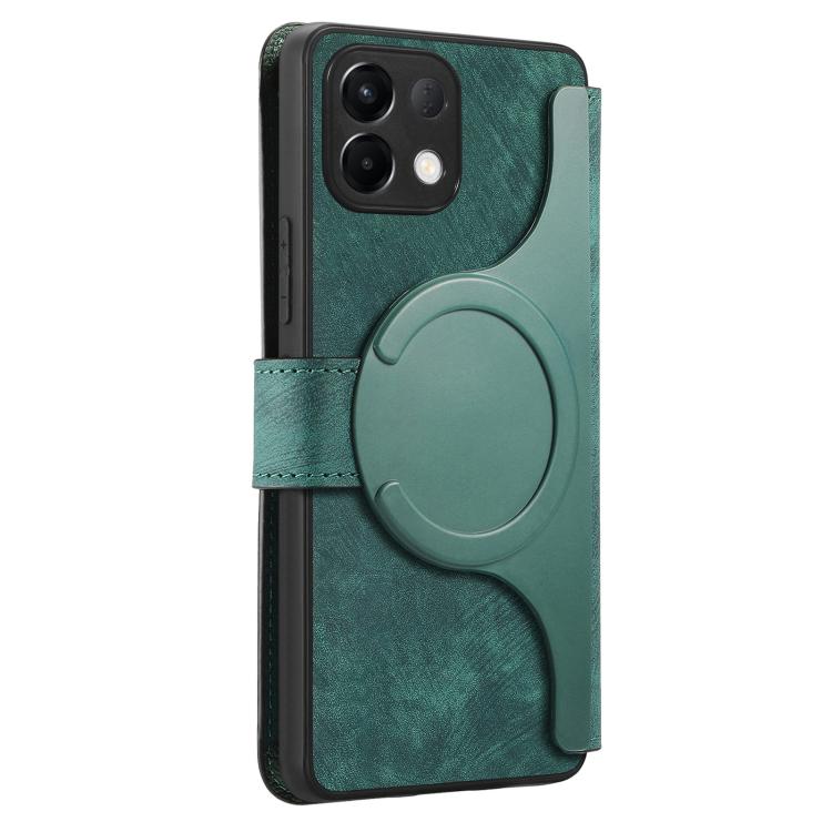 For OPPO K12s / K13x / K13 CaseNeo MagSafe RFID Anti-theft Retro Leather Phone Case