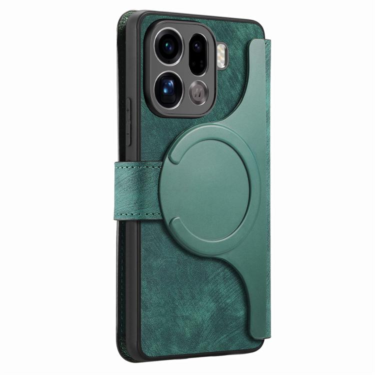 For OPPO Find X9 Pro CaseNeo MagSafe RFID Anti-theft Retro Leather Phone Case