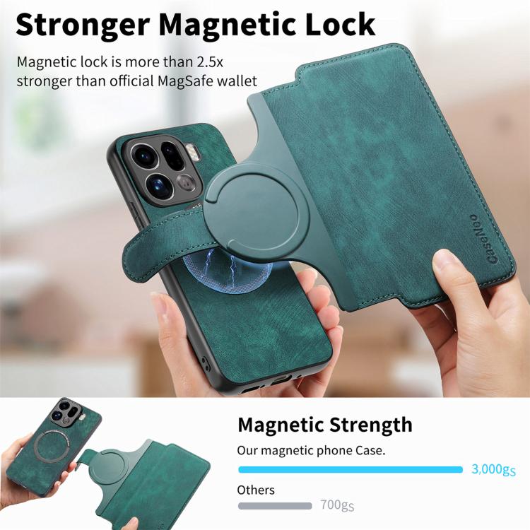For OPPO Find X9 Pro CaseNeo MagSafe RFID Anti-theft Retro Leather Phone Case
