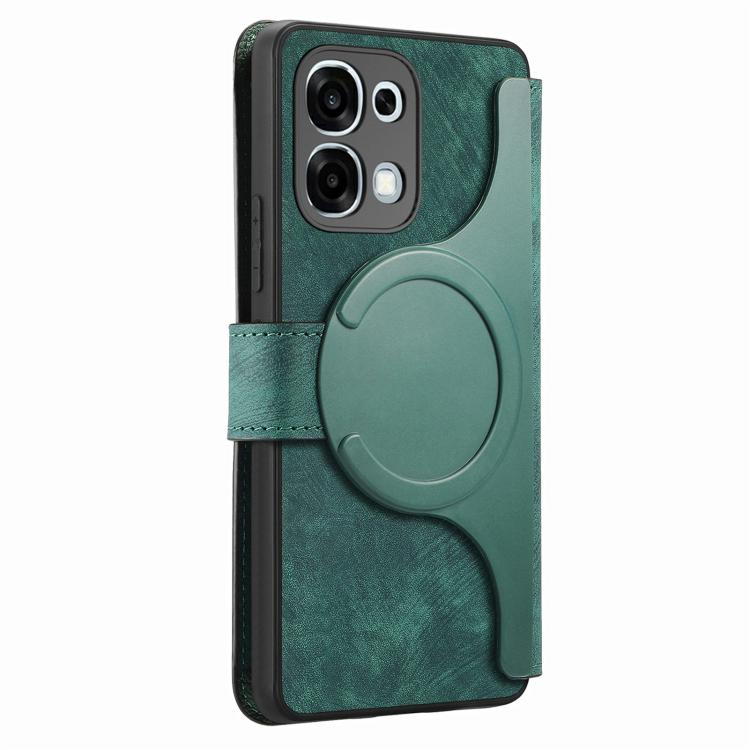 For OPPO A6 Pro 4G / 5G Global / F31 5G CaseNeo MagSafe RFID Anti-theft Retro Leather Phone Case