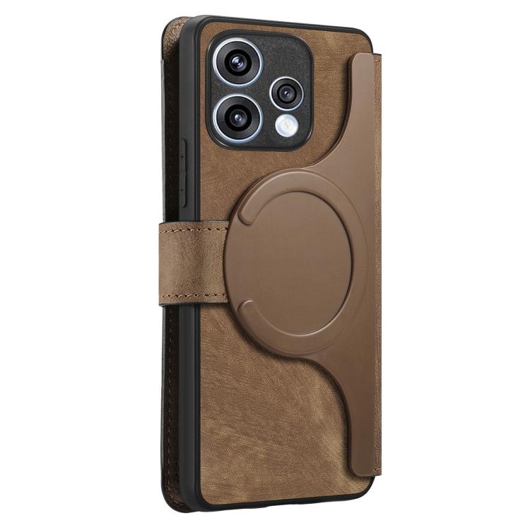 For OPPO Reno15 5G Global / 15c 5G CaseNeo MagSafe RFID Anti-theft Retro Leather Phone Case