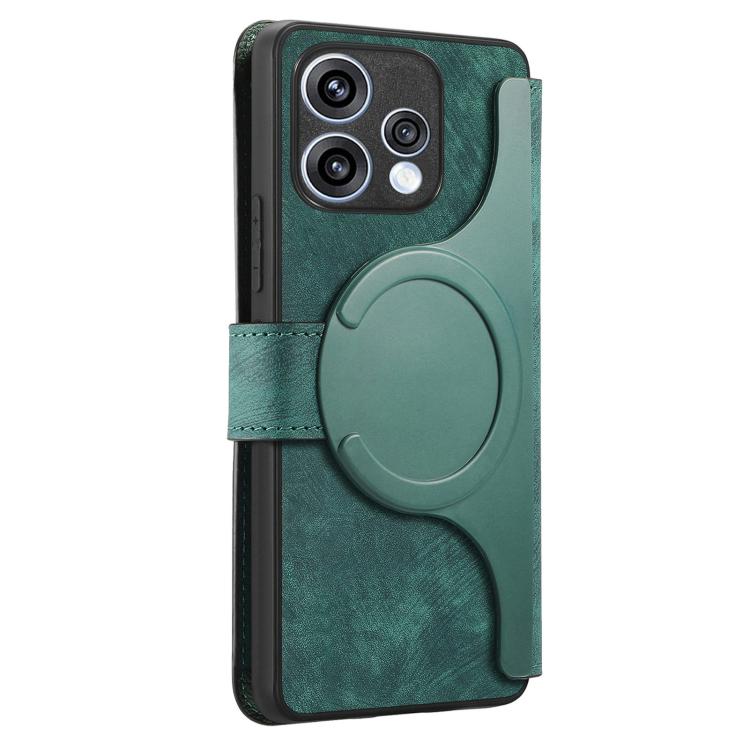 For OPPO Reno15 5G Global / 15c 5G CaseNeo MagSafe RFID Anti-theft Retro Leather Phone Case