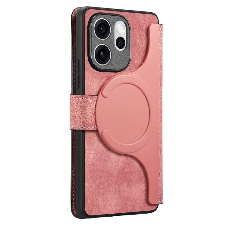 For OPPO Reno15 Pro 5G Global CaseNeo MagSafe RFID Anti-theft Retro Leather Phone Case