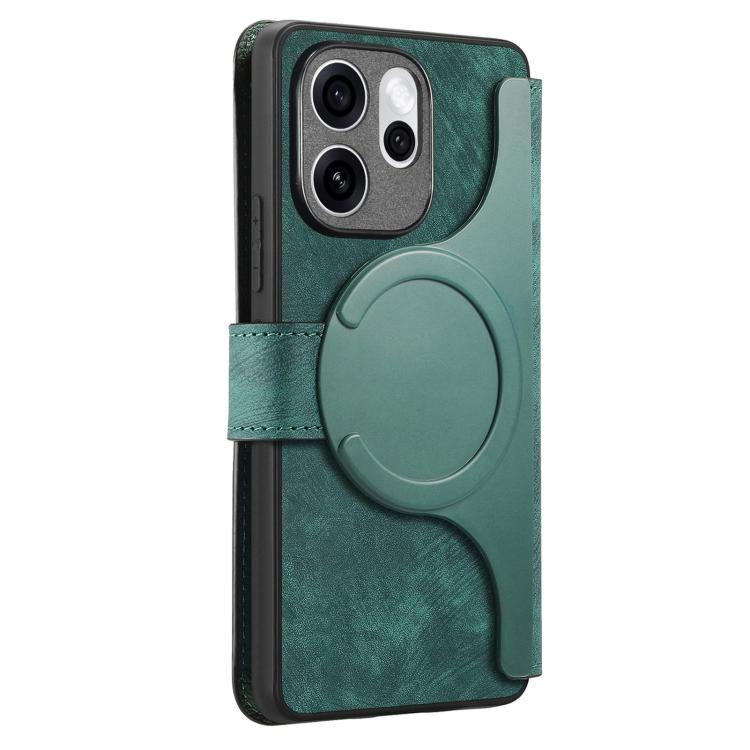 For OPPO Reno15 Pro Max 5G Global CaseNeo MagSafe RFID Anti-theft Retro Leather Phone Case