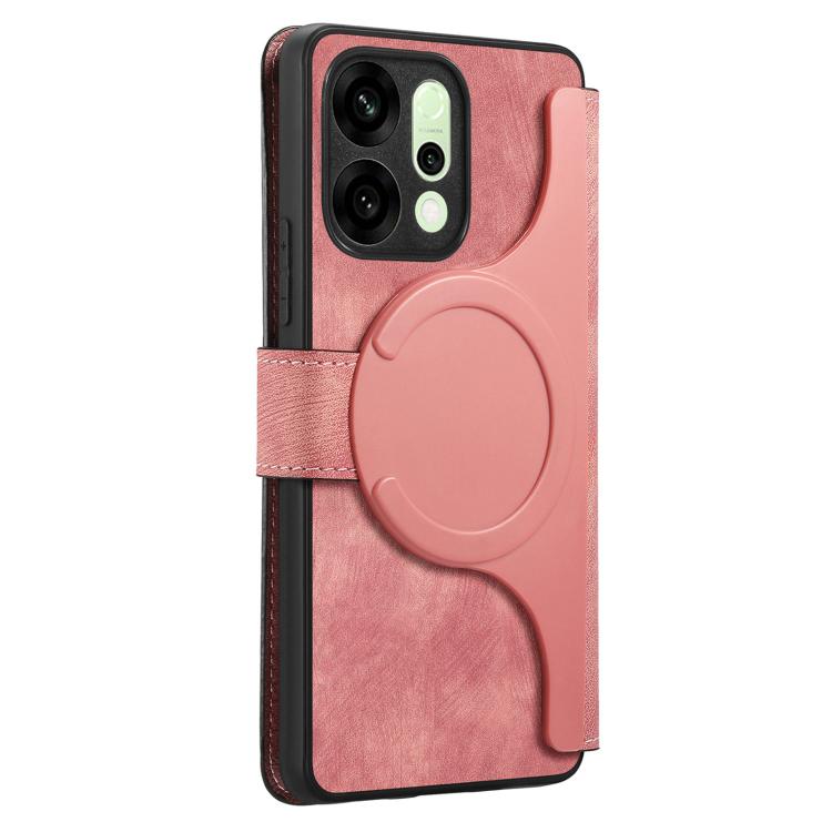 For OPPO Reno14 Global CaseNeo MagSafe RFID Anti-theft Retro Leather Phone Case