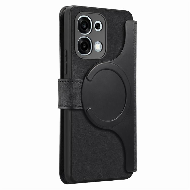 For OPPO A6 Global / A6s / A6c / A6t Pro CaseNeo MagSafe RFID Anti-theft Retro Leather Phone Case