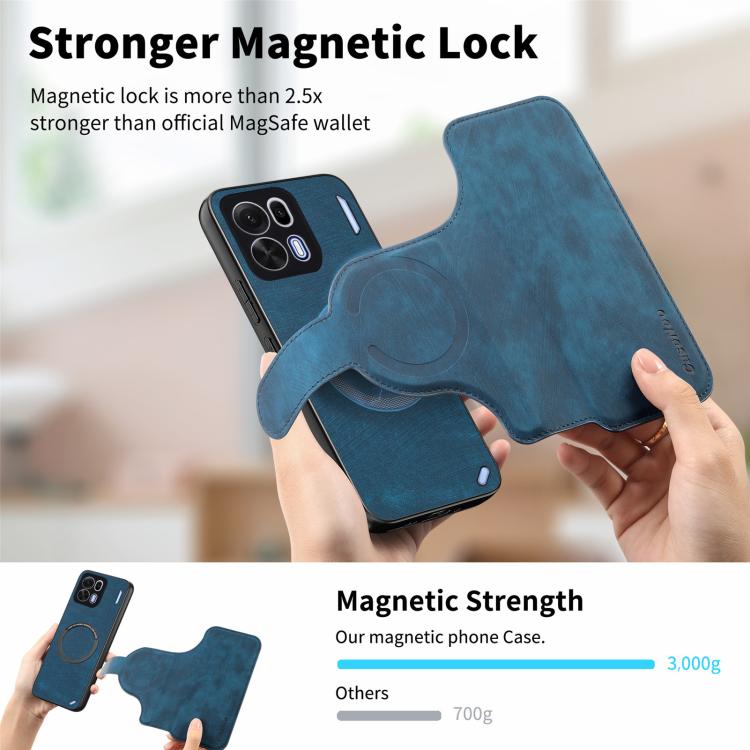For OPPO K15 Pro+ CaseNeo MagSafe RFID Anti-theft Retro Leather Phone Case