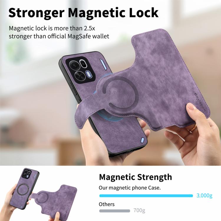 For OPPO K15 Pro+ CaseNeo MagSafe RFID Anti-theft Retro Leather Phone Case
