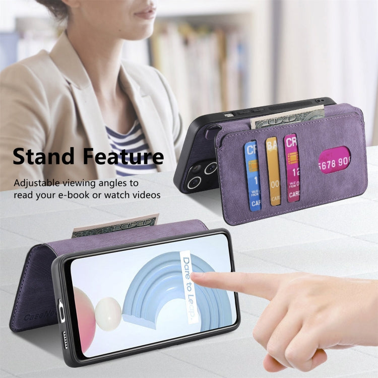 For Realme C21Y CaseNeo MagSafe RFID Anti-theft Retro Leather Phone Case