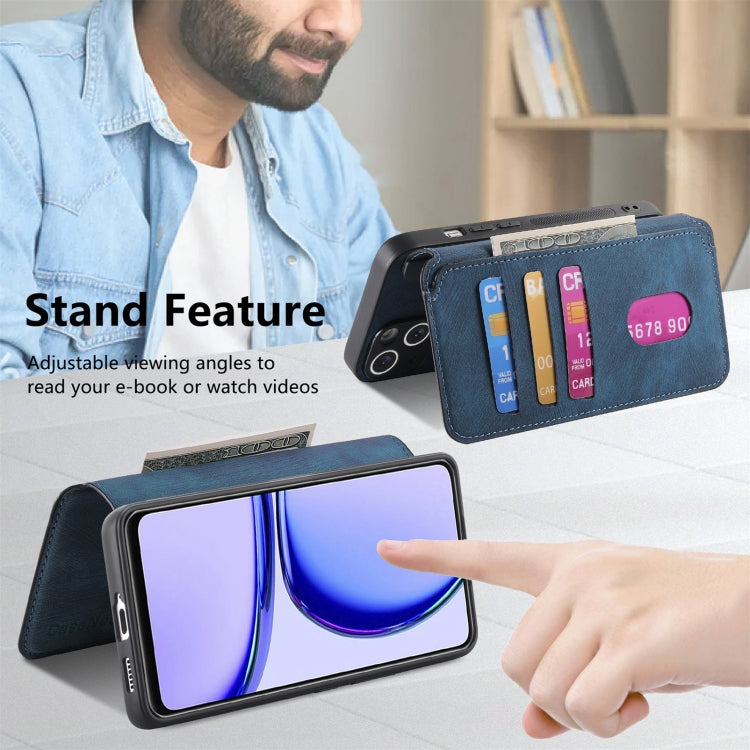 For Realme C53 CaseNeo MagSafe RFID Anti-theft Retro Leather Phone Case