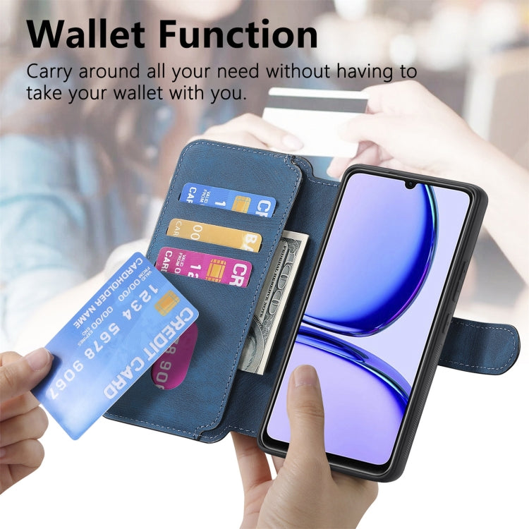 For Realme C53 CaseNeo MagSafe RFID Anti-theft Retro Leather Phone Case