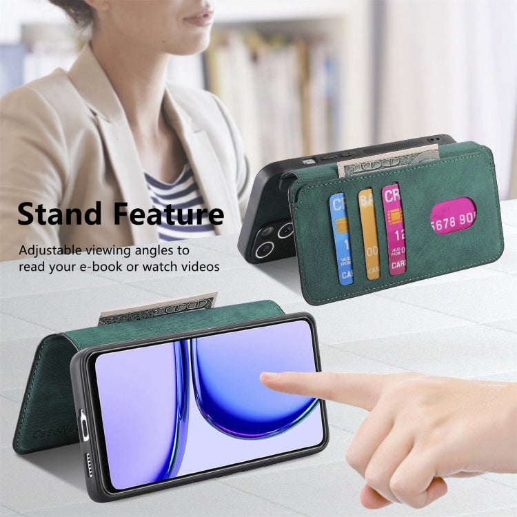 For Realme C53 CaseNeo MagSafe RFID Anti-theft Retro Leather Phone Case