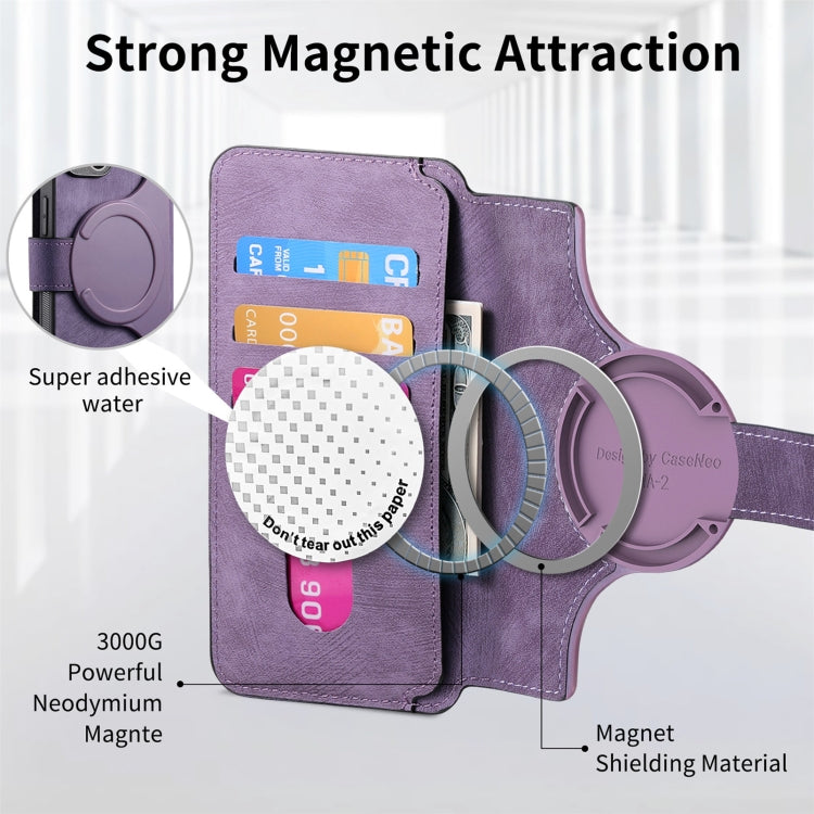 For Realme C53 CaseNeo MagSafe RFID Anti-theft Retro Leather Phone Case