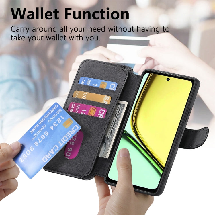 For Realme C67 4G CaseNeo MagSafe RFID Anti-theft Retro Leather Phone Case