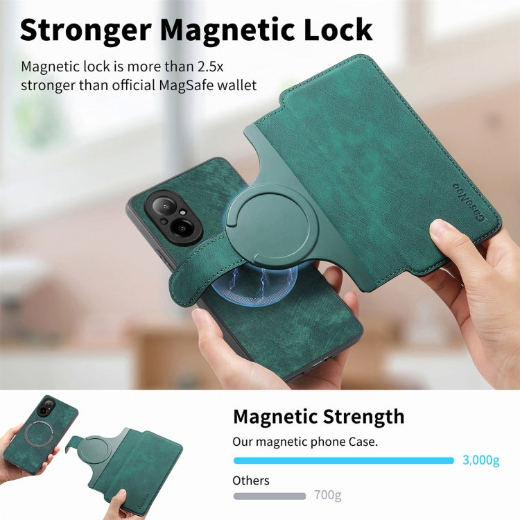 For Realme C67 4G CaseNeo MagSafe RFID Anti-theft Retro Leather Phone Case