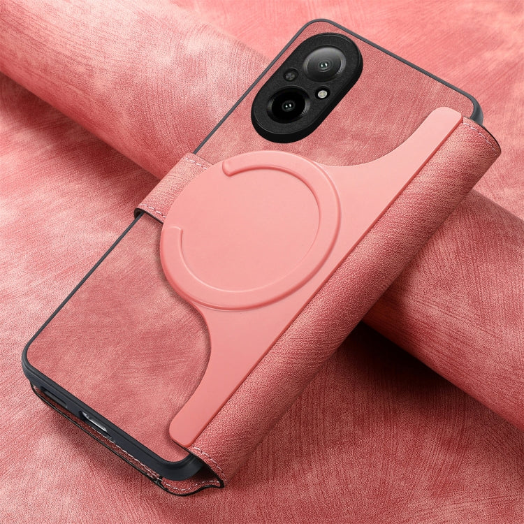 For Realme C67 4G CaseNeo MagSafe RFID Anti-theft Retro Leather Phone Case