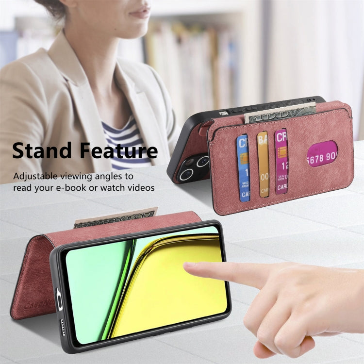 For Realme C67 4G CaseNeo MagSafe RFID Anti-theft Retro Leather Phone Case
