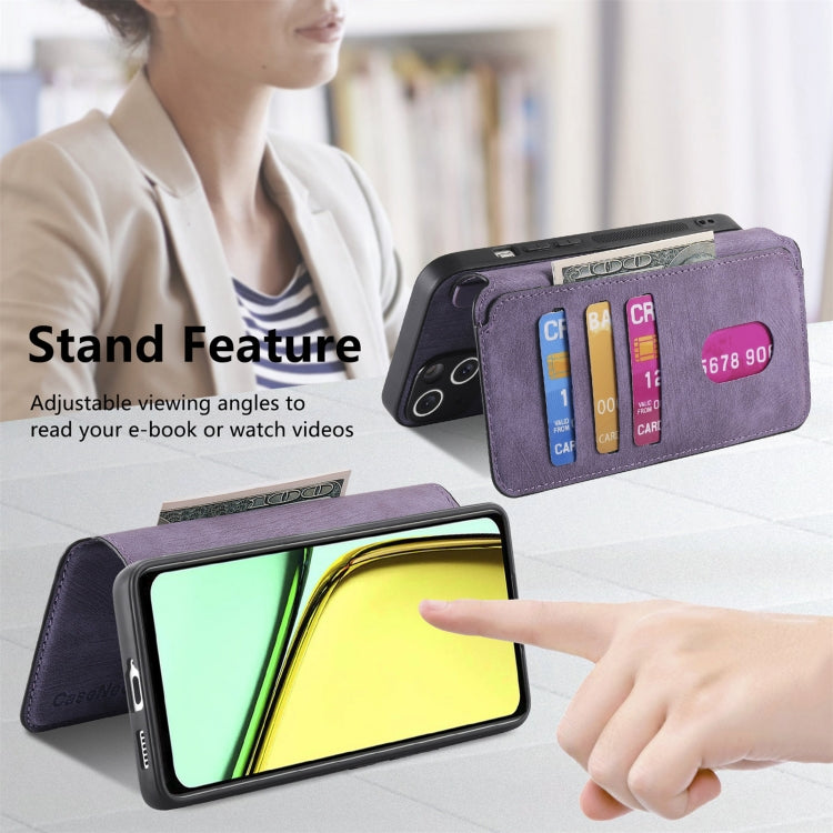 For Realme C67 4G CaseNeo MagSafe RFID Anti-theft Retro Leather Phone Case