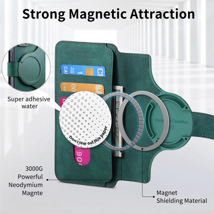 For Realme GT7 Pro CaseNeo MagSafe RFID Anti-theft Retro Leather Phone Case