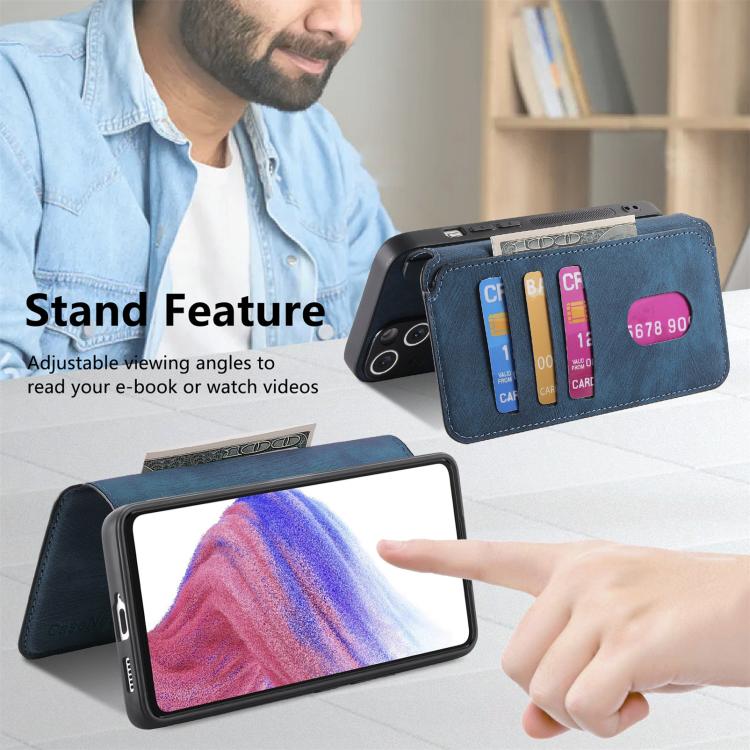 For Realme Neo7 CaseNeo MagSafe RFID Anti-theft Retro Leather Phone Case