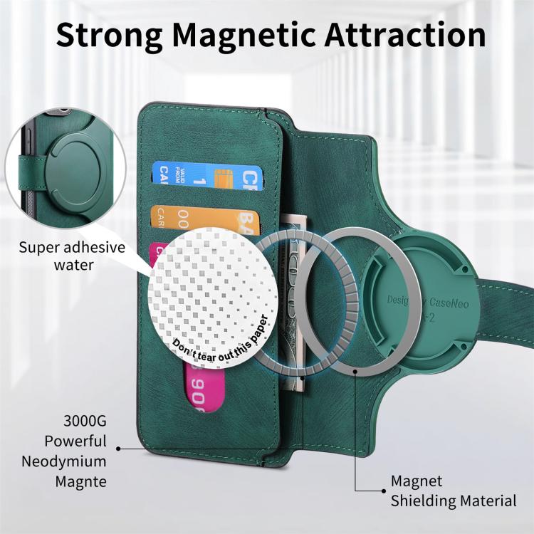 For Realme Neo7 CaseNeo MagSafe RFID Anti-theft Retro Leather Phone Case