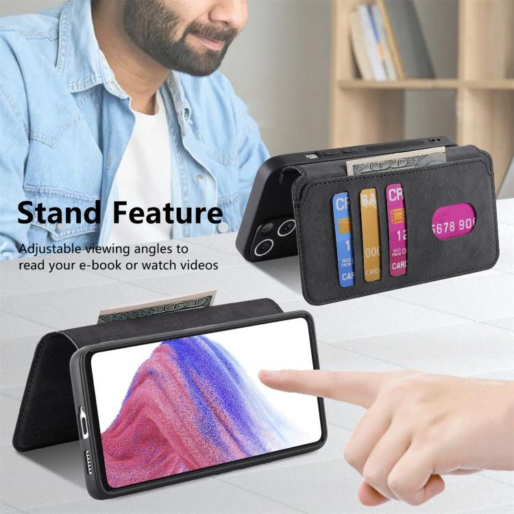 For Realme 13 CaseNeo MagSafe RFID Anti-theft Retro Leather Phone Case