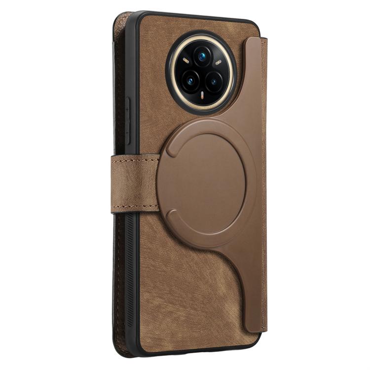 For Realme 14 Pro+ CaseNeo MagSafe RFID Anti-theft Retro Leather Phone Case