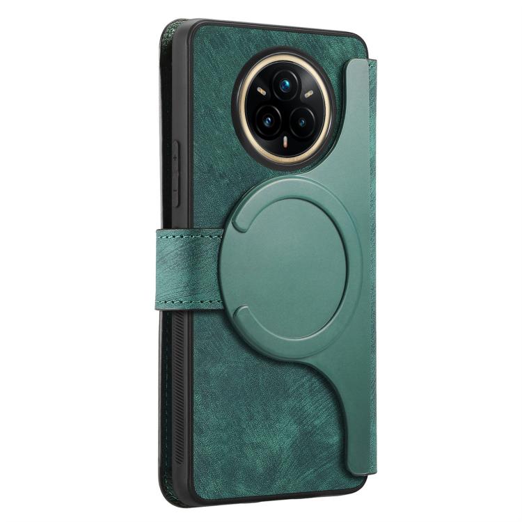 For Realme 14 Pro+ CaseNeo MagSafe RFID Anti-theft Retro Leather Phone Case