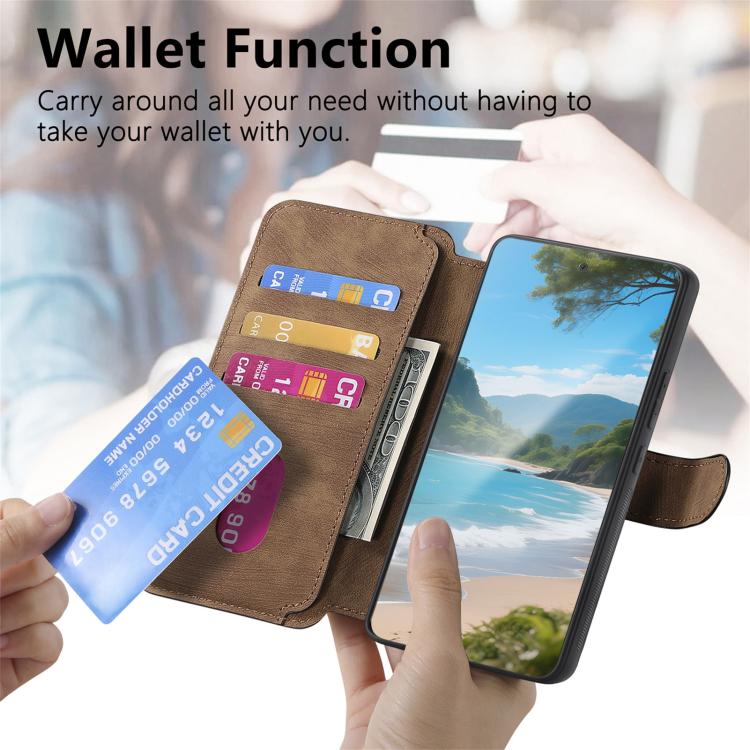For Realme 14 CaseNeo MagSafe RFID Anti-theft Retro Leather Phone Case