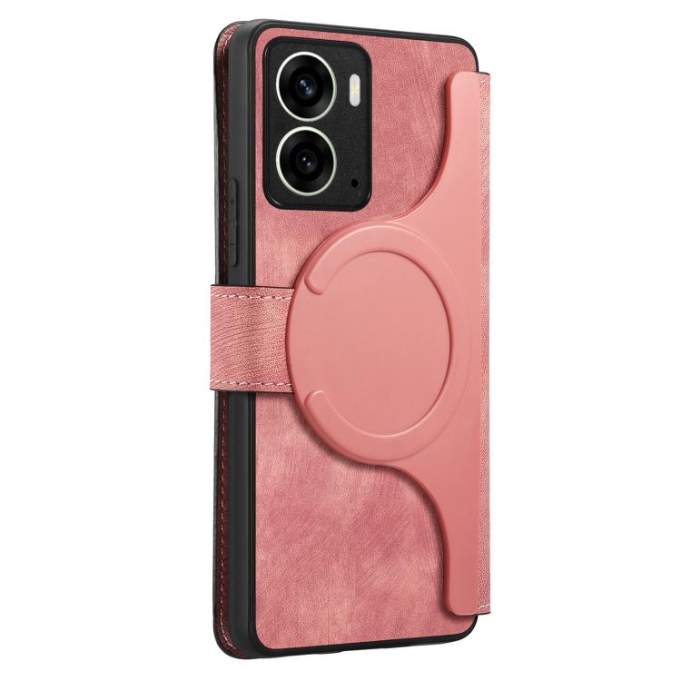 For Realme 14 CaseNeo MagSafe RFID Anti-theft Retro Leather Phone Case