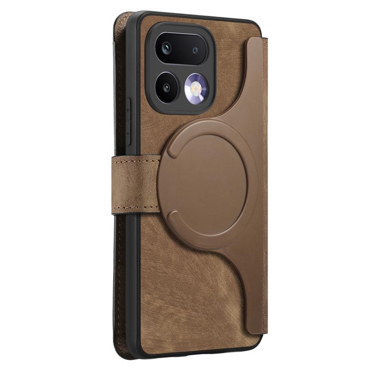 For Realme 16 Pro+ 5G CaseNeo MagSafe RFID Anti-theft Retro Leather Phone Case
