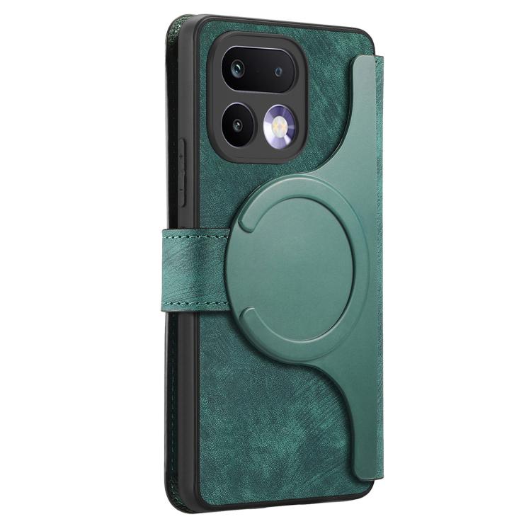 For Realme 16 Pro+ 5G CaseNeo MagSafe RFID Anti-theft Retro Leather Phone Case