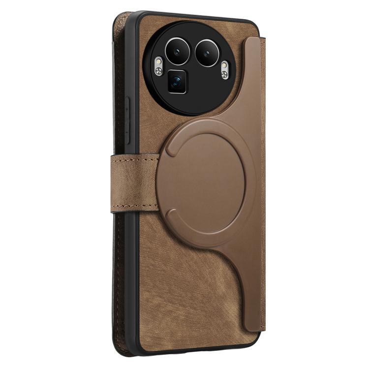 For Realme GT 8 Pro Global CaseNeo MagSafe RFID Anti-theft Retro Leather Phone Case