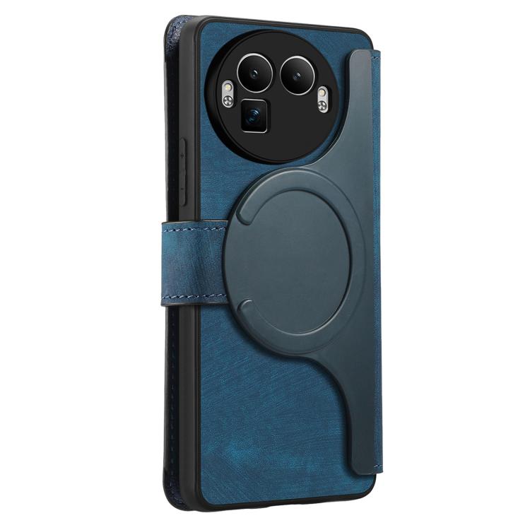For Realme GT 8 Pro Global CaseNeo MagSafe RFID Anti-theft Retro Leather Phone Case