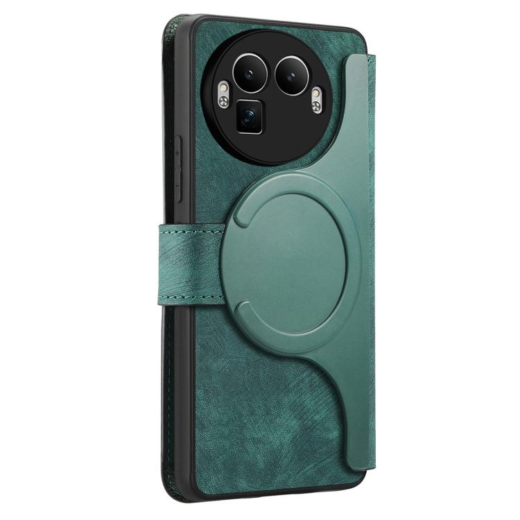 For Realme GT 8 Pro Global CaseNeo MagSafe RFID Anti-theft Retro Leather Phone Case