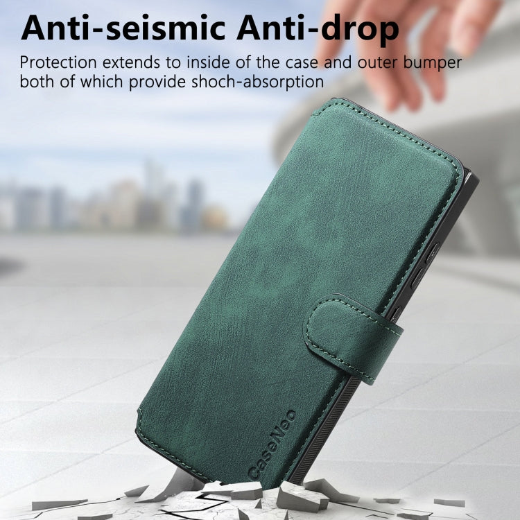 For Galaxy S24 Ultra 5G CaseNeo MagSafe RFID Anti-theft Retro Leather Phone Case