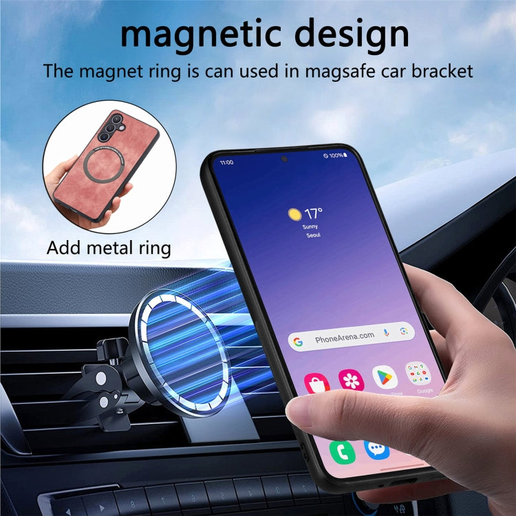 For Galaxy S24+ 5G CaseNeo MagSafe RFID Anti-theft Retro Leather Phone Case