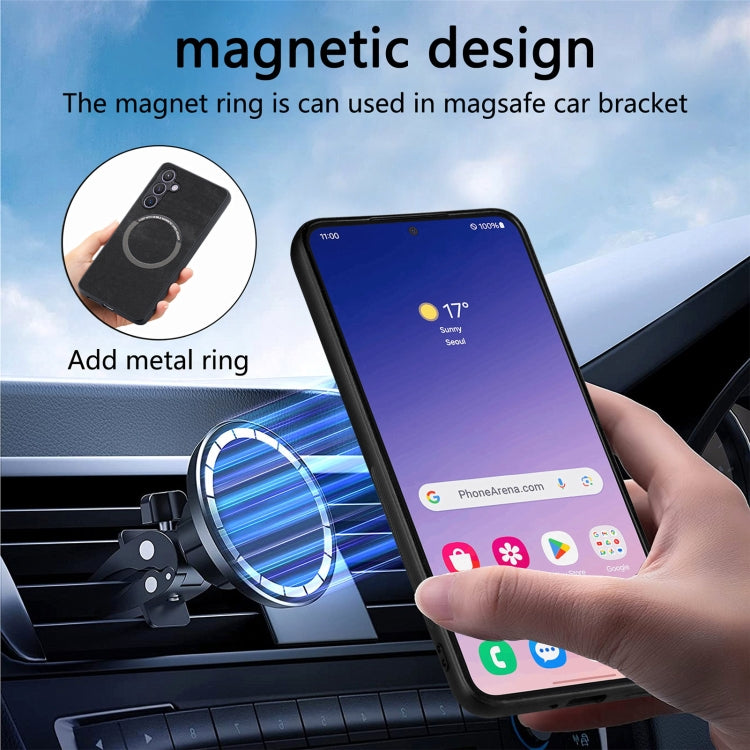 For Galaxy S23 FE 5G CaseNeo MagSafe RFID Anti-theft Retro Leather Phone Case