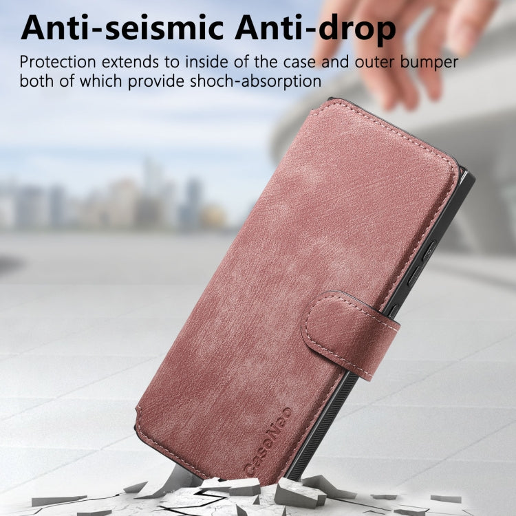 For Galaxy S23 Ultra 5G CaseNeo MagSafe RFID Anti-theft Retro Leather Phone Case